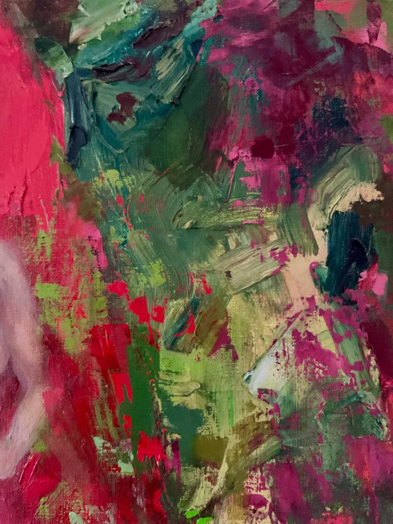 Original Expressionism Nude Painting by Vera Klimova