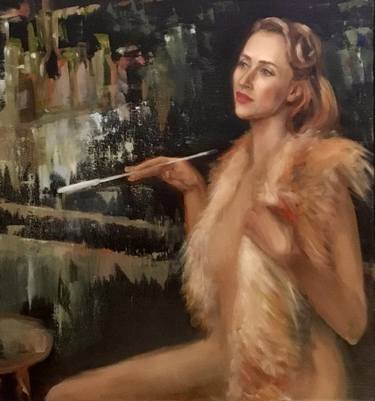Original Impressionism Nude Paintings by Vera Klimova