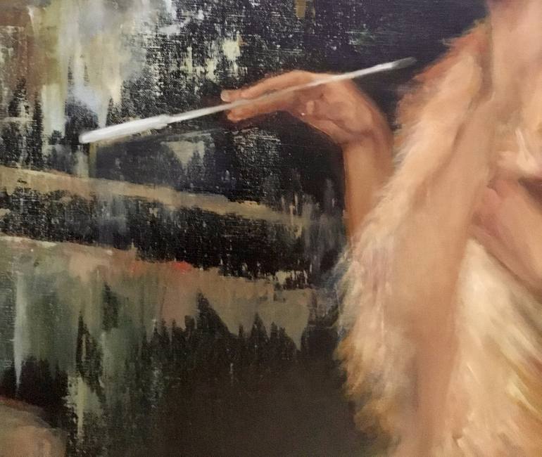 Original Impressionism Nude Painting by Vera Klimova