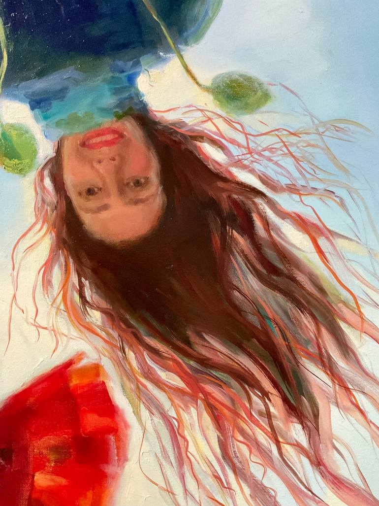 Original Impressionism People Painting by Vera Klimova