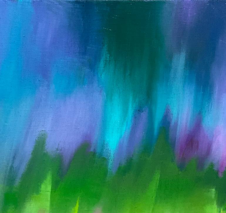 Original Abstract Expressionism Abstract Painting by Vera Klimova