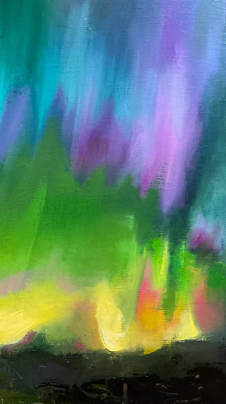 Original Abstract Expressionism Abstract Painting by Vera Klimova