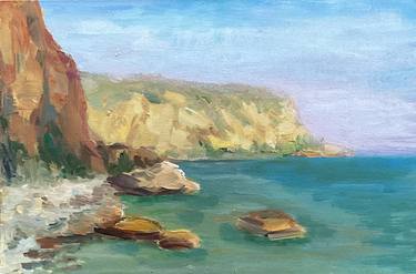 Original Impressionism Seascape Painting by Vera Klimova