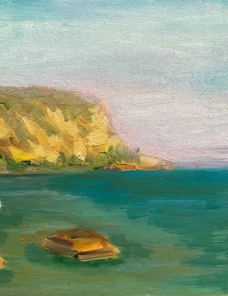 Original Impressionism Seascape Painting by Vera Klimova