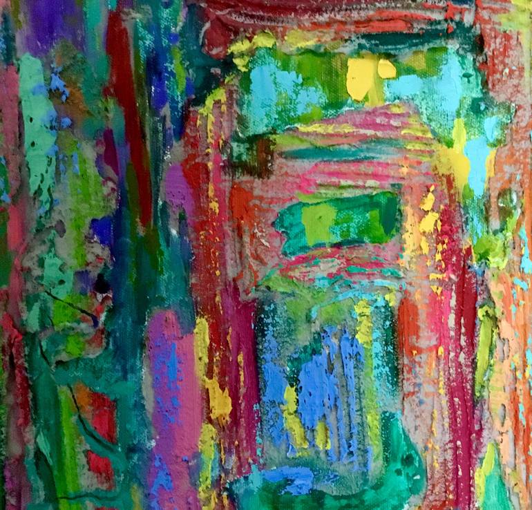 Original Abstract Expressionism Abstract Painting by Vera Klimova
