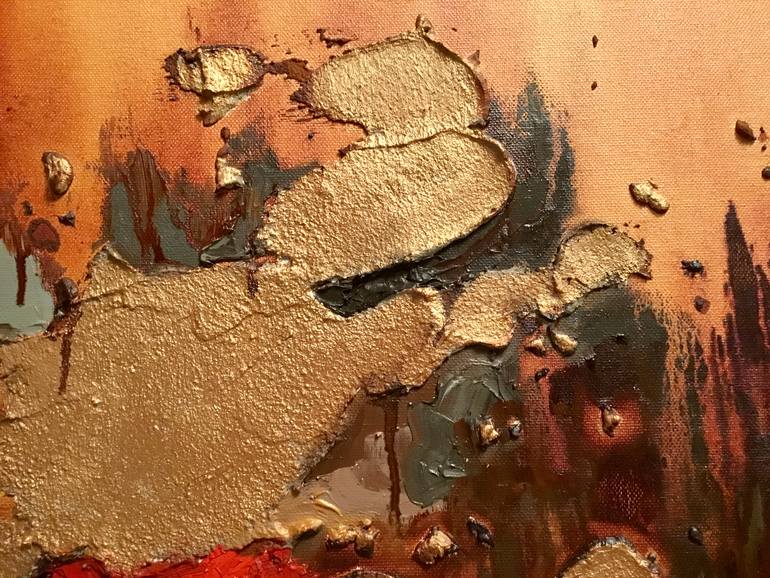 Original Abstract Expressionism Abstract Painting by Vera Klimova