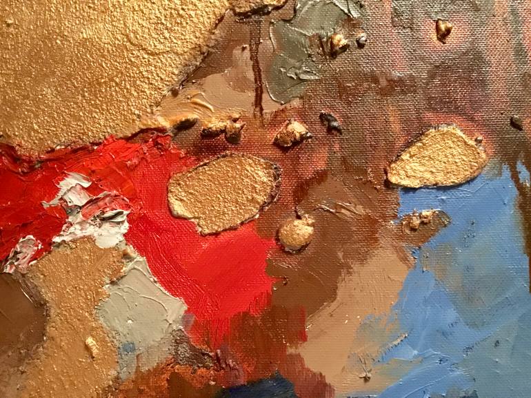 Original Abstract Expressionism Abstract Painting by Vera Klimova