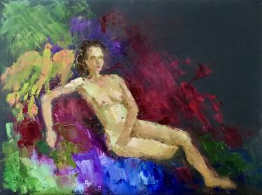 Print of Expressionism Nude Paintings by Vera Klimova