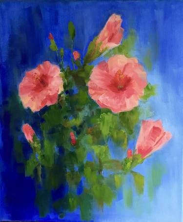 Print of Impressionism Floral Paintings by Vera Klimova