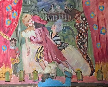 Original Performing Arts Painting by Boris Tyomkin