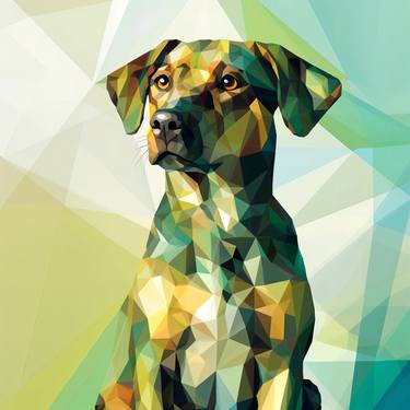 Print of Dogs Digital by Diana Vezhnina