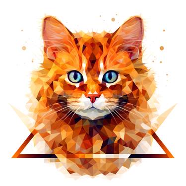 Print of Cats Digital by Diana Vezhnina