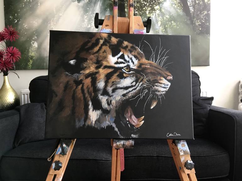 Original Fine Art Animal Painting by Caitlin Bailey