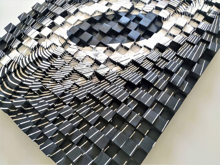 Original Minimalism Abstract Sculpture by George Chalepis