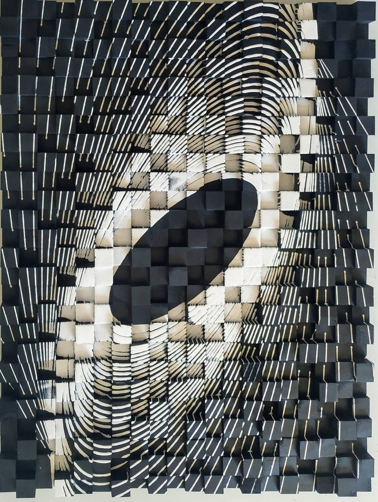 Original Minimalism Abstract Sculpture by George Chalepis