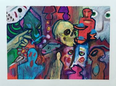 Print of Abstract World Culture Drawings by Tyron Pironaci