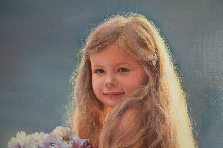 Original Portraiture Portrait Painting by Anastasiya Solovykh