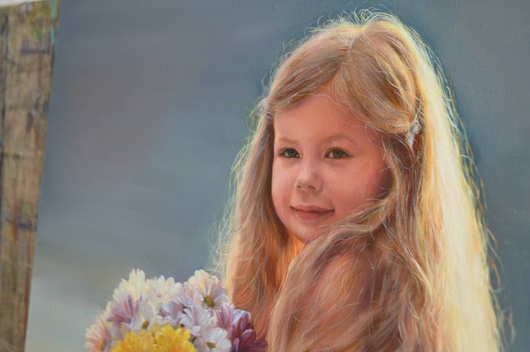 Original Portraiture Portrait Painting by Anastasiya Solovykh