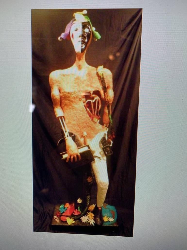 Original Abstract Fantasy Sculpture by Antoinette Mcgurgan