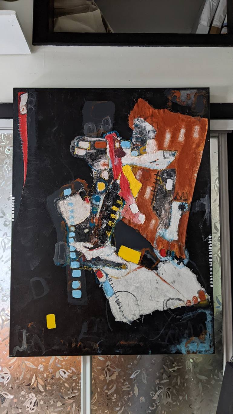 Original Impressionism Abstract Painting by Diana Mercado