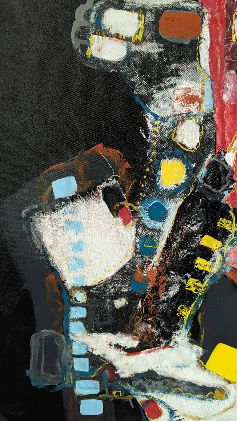 Original Impressionism Abstract Painting by Diana Mercado