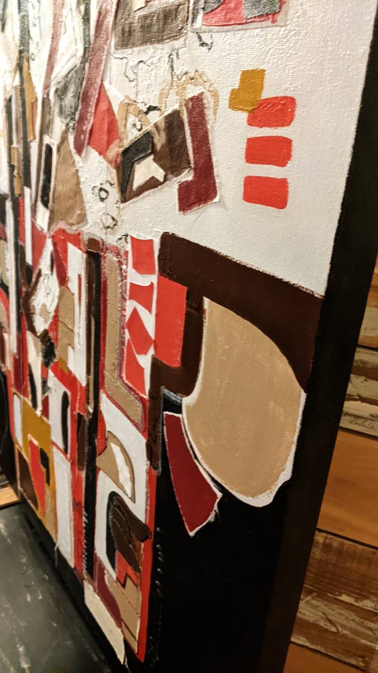 Original Abstract Expressionism Abstract Painting by Diana Mercado