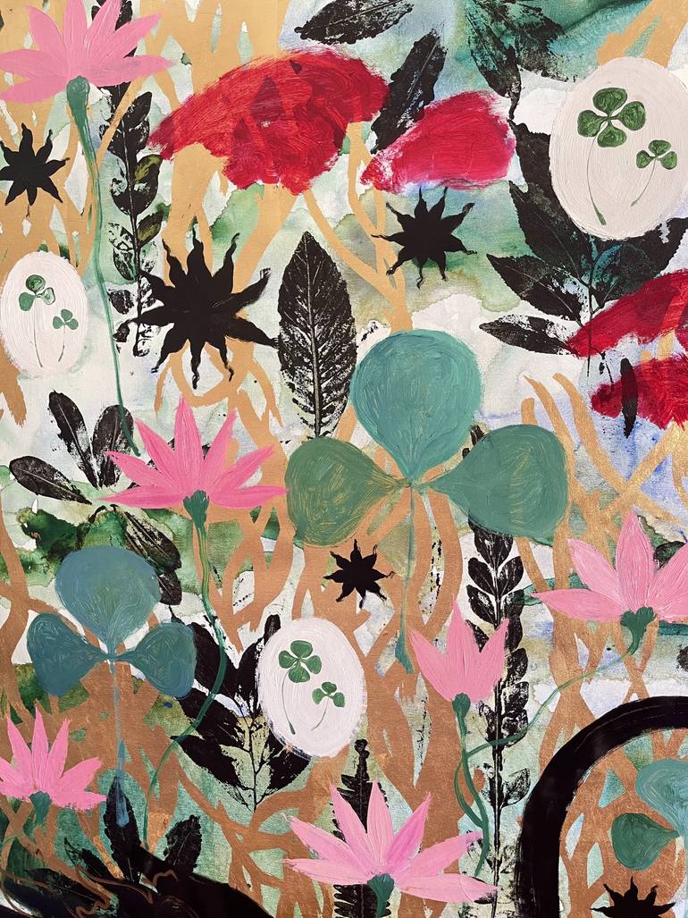 Original Expressionism Nature Painting by Veronika  Blyzniuchenko