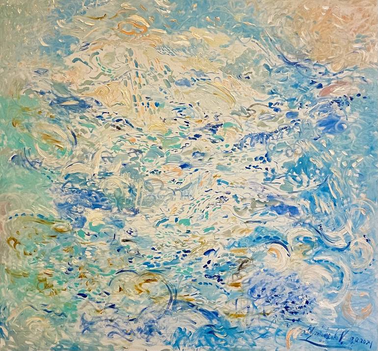 Original Abstract Painting by Veronika  Blyzniuchenko