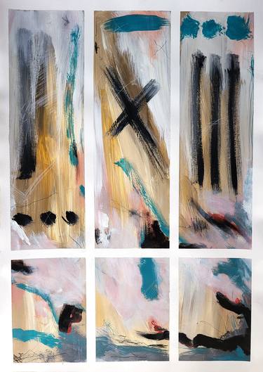 Original Abstract Expressionism Abstract Paintings by ian palmer