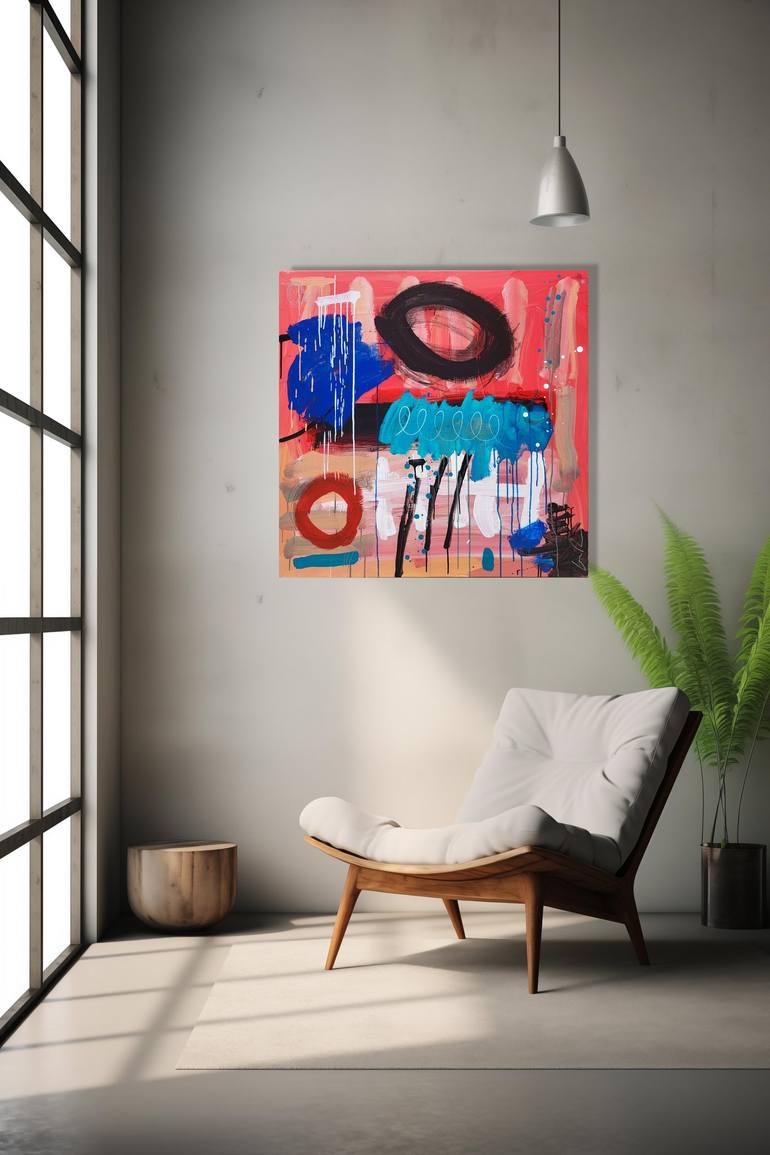 Original Abstract Painting by ian palmer