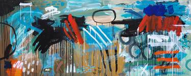 Original Abstract Expressionism Abstract Paintings by ian palmer