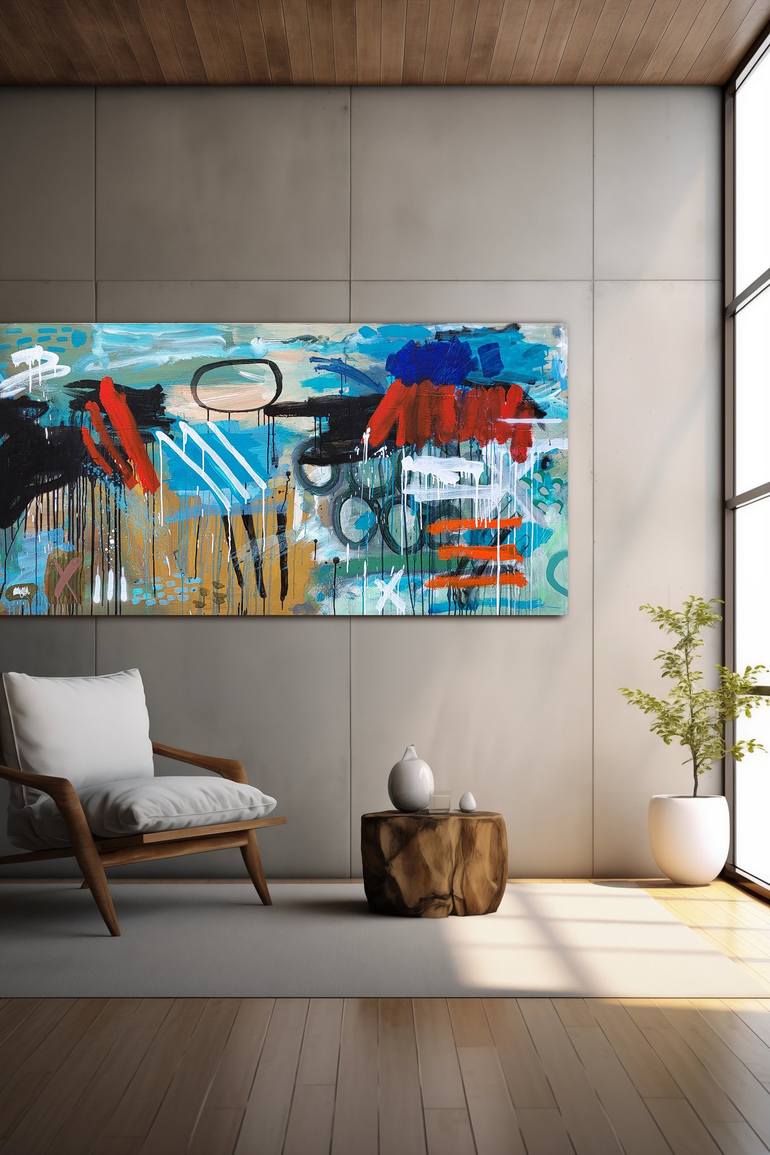 Original Abstract Expressionism Abstract Painting by ian palmer