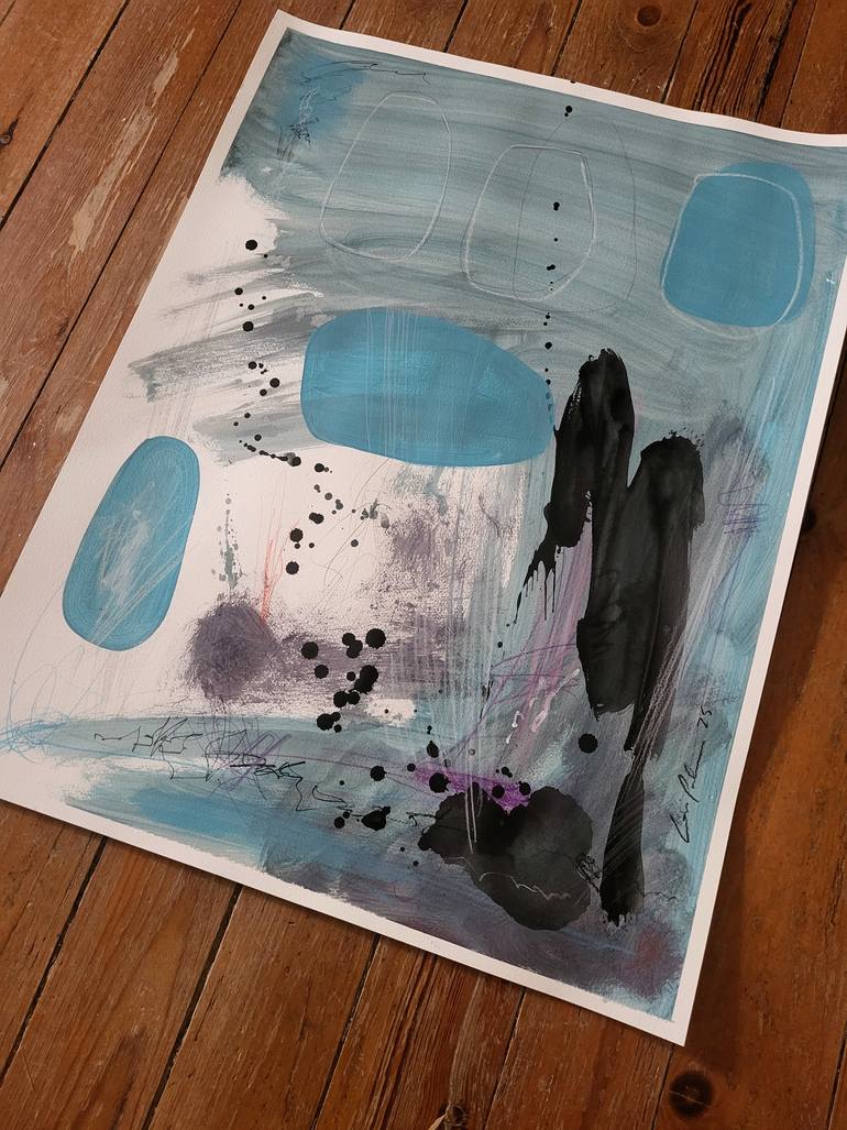 Original Abstract Expressionism Abstract Painting by Ian Palmer