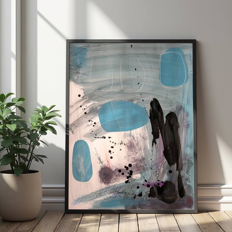 Original Abstract Expressionism Abstract Painting by Ian Palmer