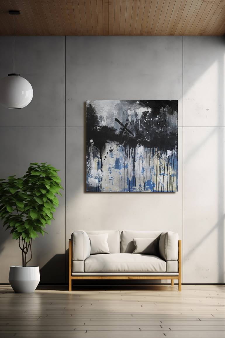 Original Abstract Painting by ian palmer