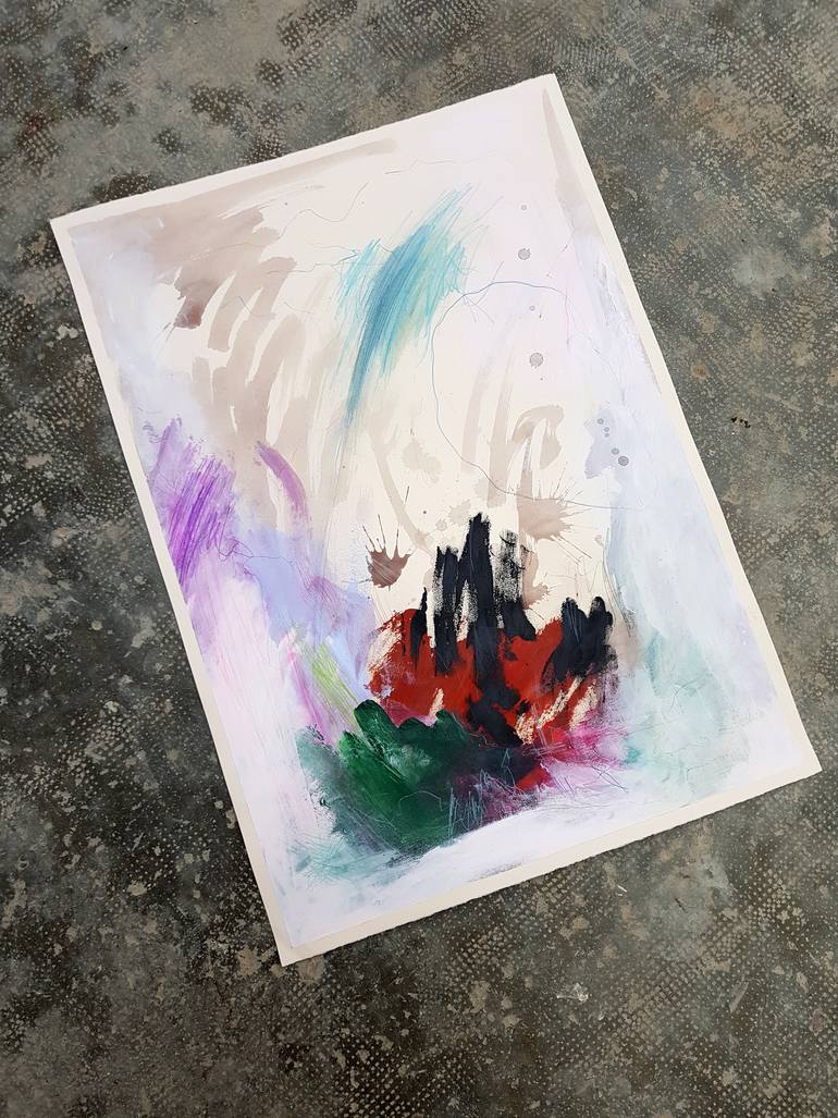 Original Abstract Expressionism Abstract Painting by Ian Palmer