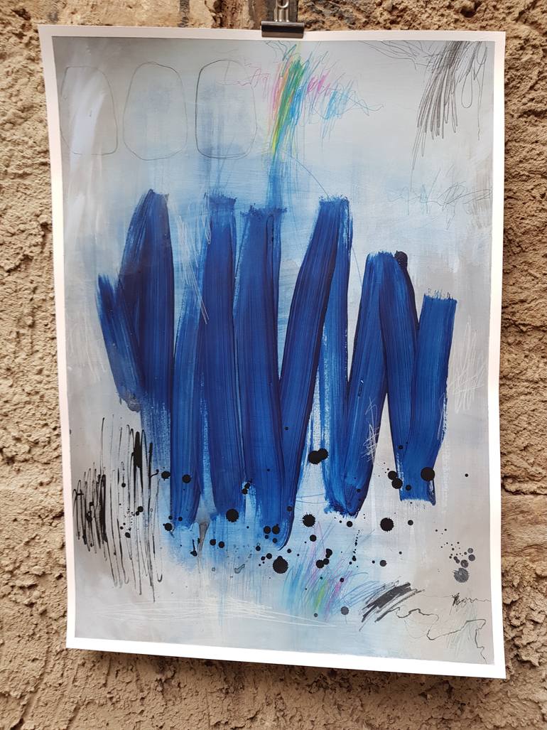 Original Abstract Expressionism Abstract Painting by Ian Palmer