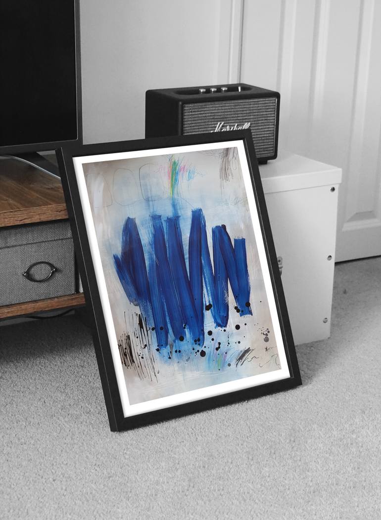 Original Abstract Expressionism Abstract Painting by Ian Palmer