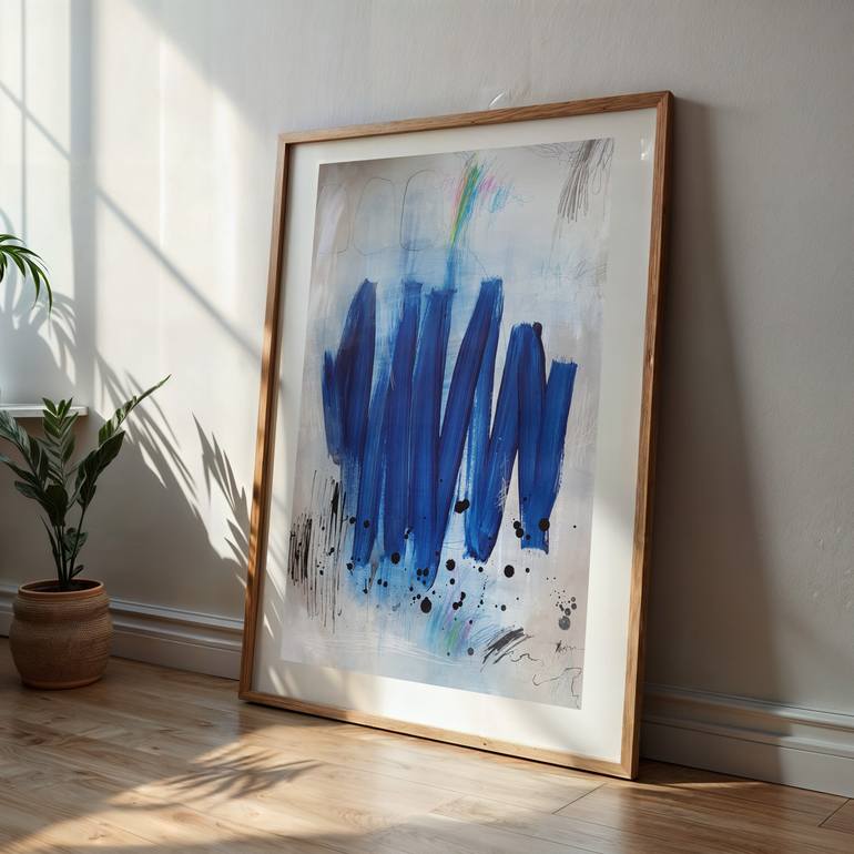 Original Abstract Expressionism Abstract Painting by Ian Palmer