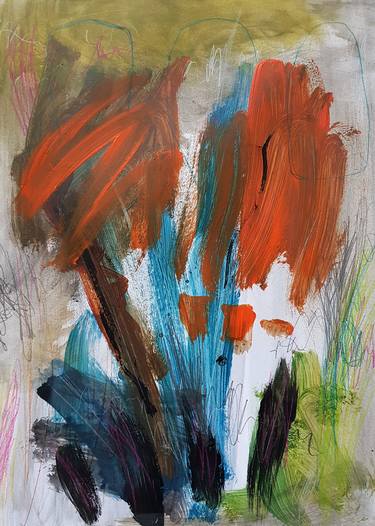 Original Abstract Expressionism Abstract Paintings by ian palmer