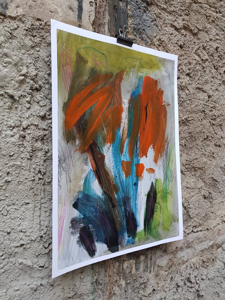 Original Abstract Expressionism Abstract Painting by Ian Palmer