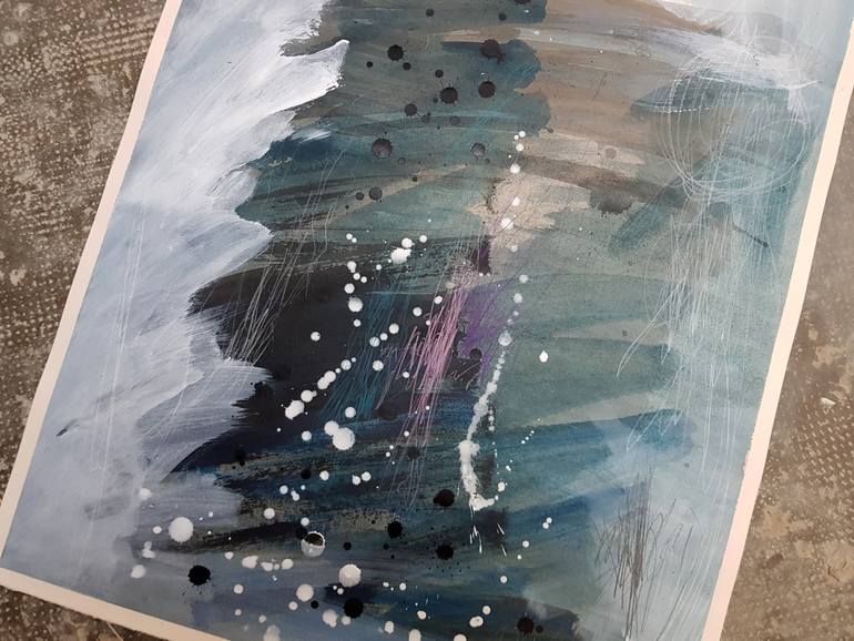 Original Abstract Expressionism Abstract Painting by Ian Palmer