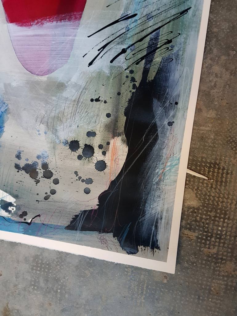 Original Abstract Expressionism Abstract Painting by Ian Palmer