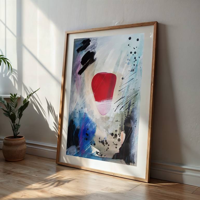 Original Abstract Expressionism Abstract Painting by Ian Palmer