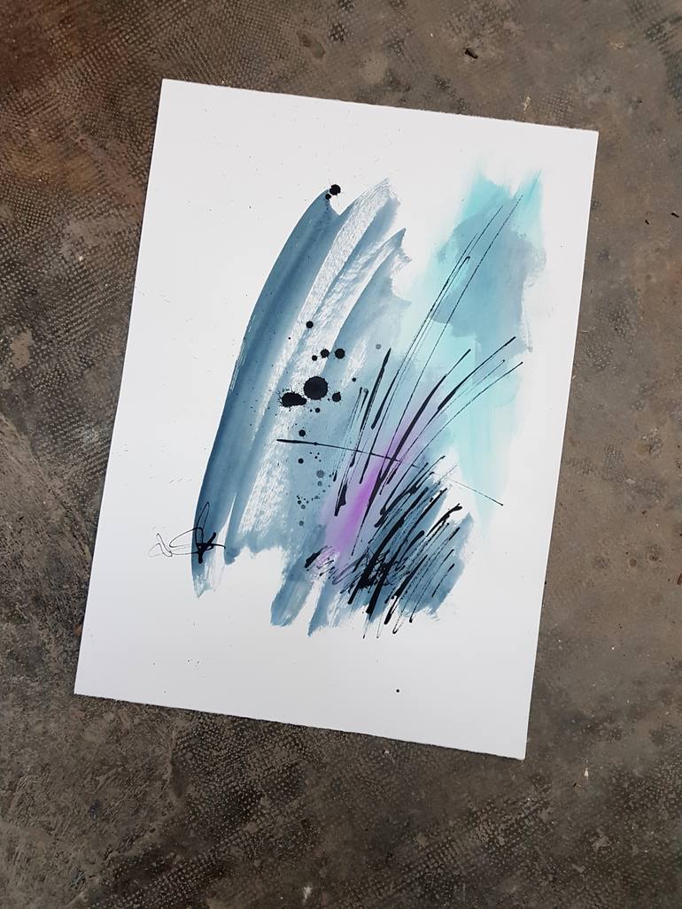 Original Abstract Expressionism Abstract Painting by Ian Palmer