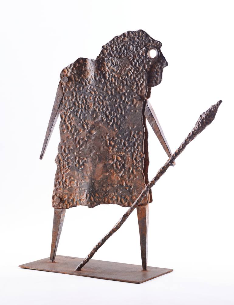 Original Abstract Expressionism Men Sculpture by Jiri Genov