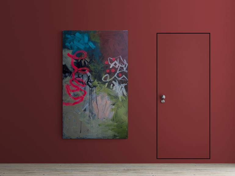 Original Abstract Expressionism Abstract Painting by Anna Barrachina