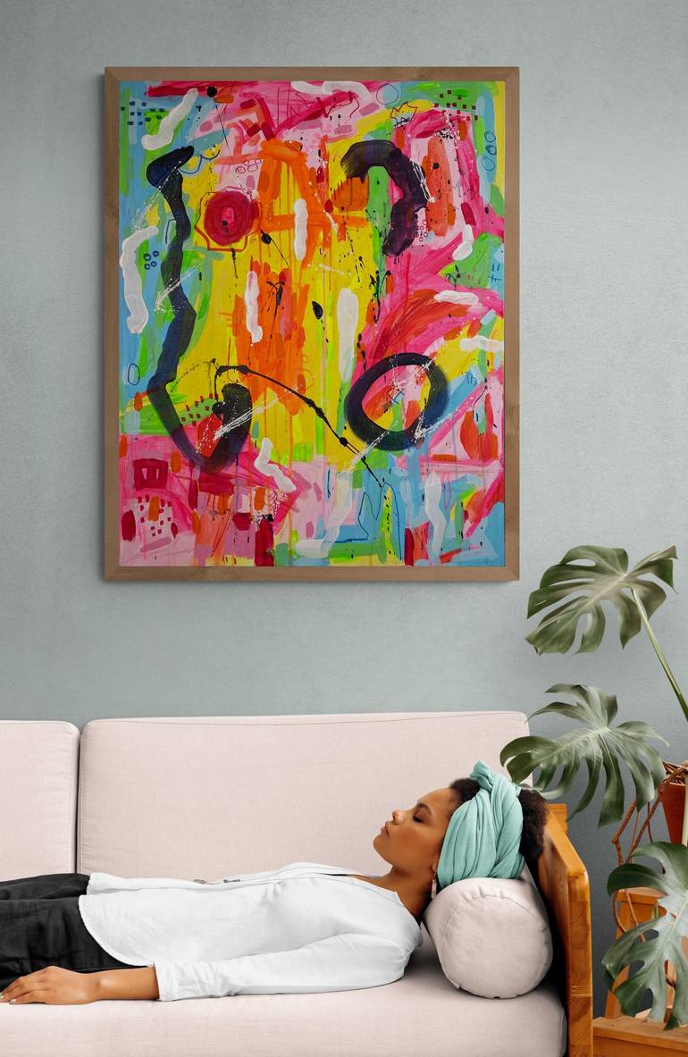 Original Modern Abstract Painting by Anna Barrachina