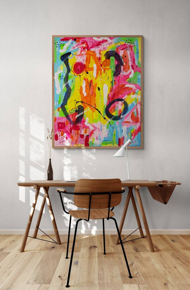 Original Modern Abstract Painting by Anna Barrachina