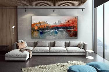 Original Abstract Seascape Paintings by Kal Soom